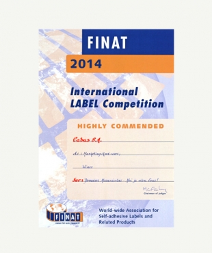 HIGHLY COMMENDED - FINAT 2014